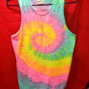 Tank Top, Women's Small Tie-Dye bright Colors!